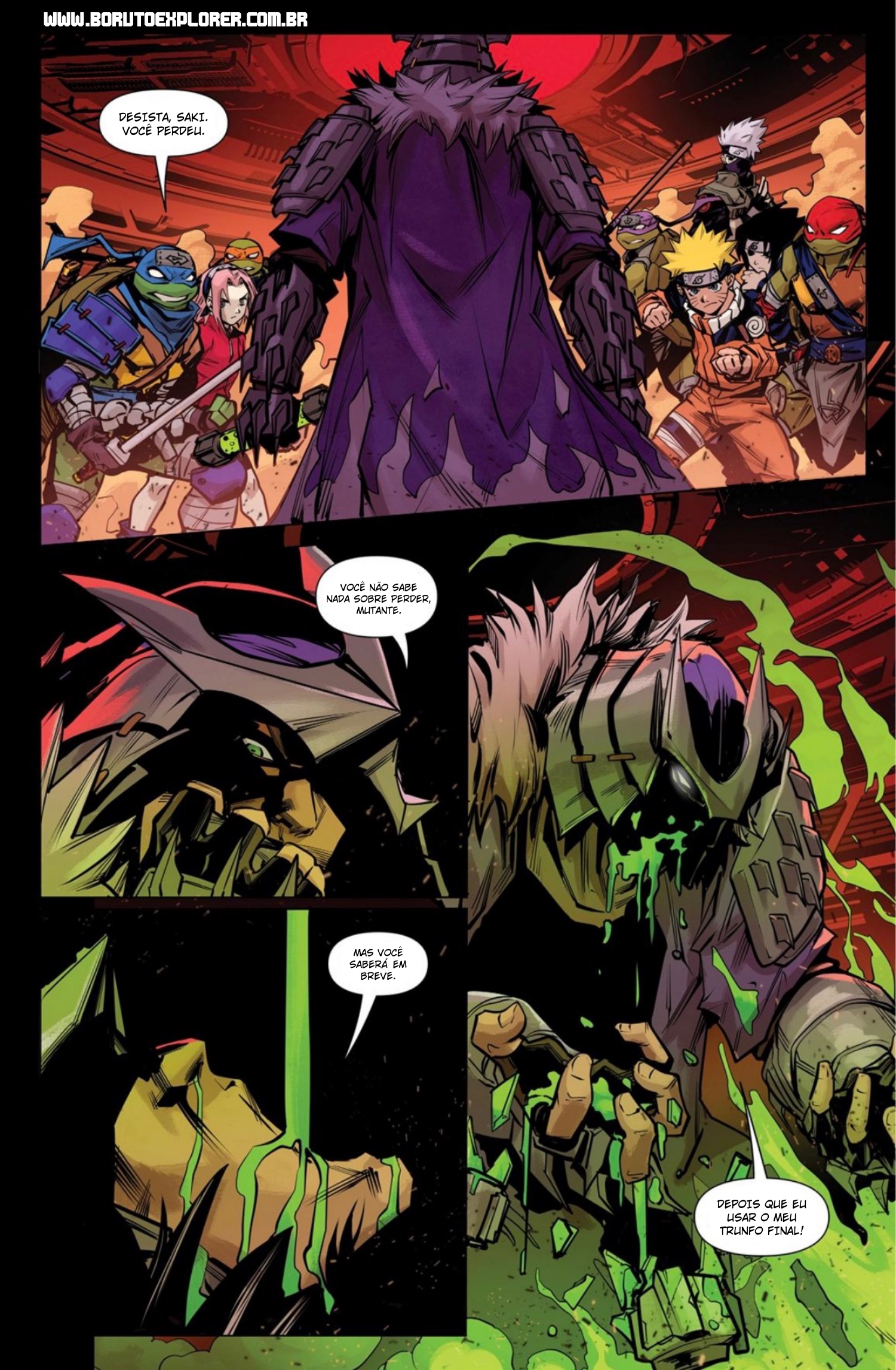 Read Tartarugas Ninjas x Naruto Manga Online