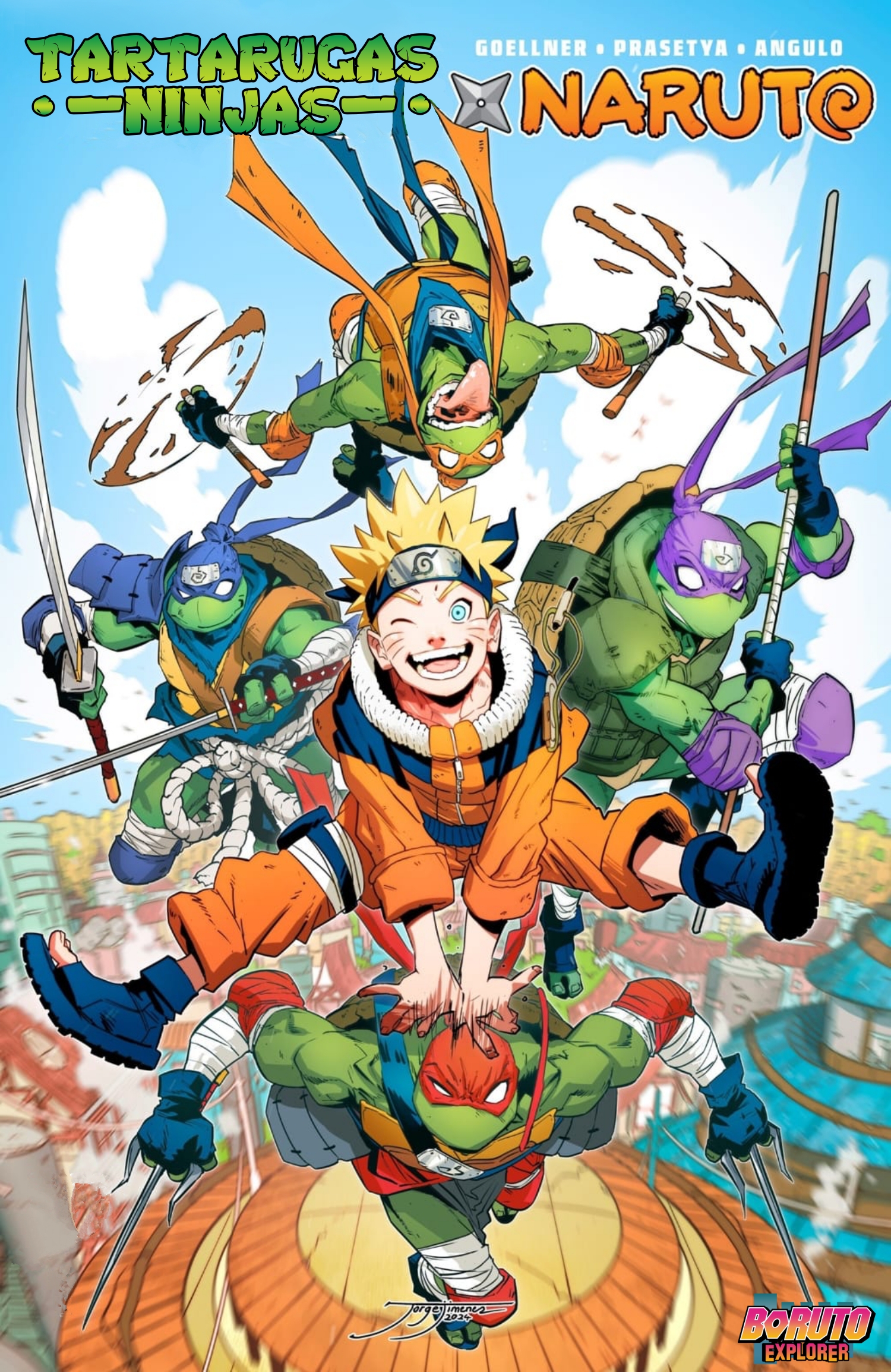 Read Tartarugas Ninjas x Naruto Manga Online
