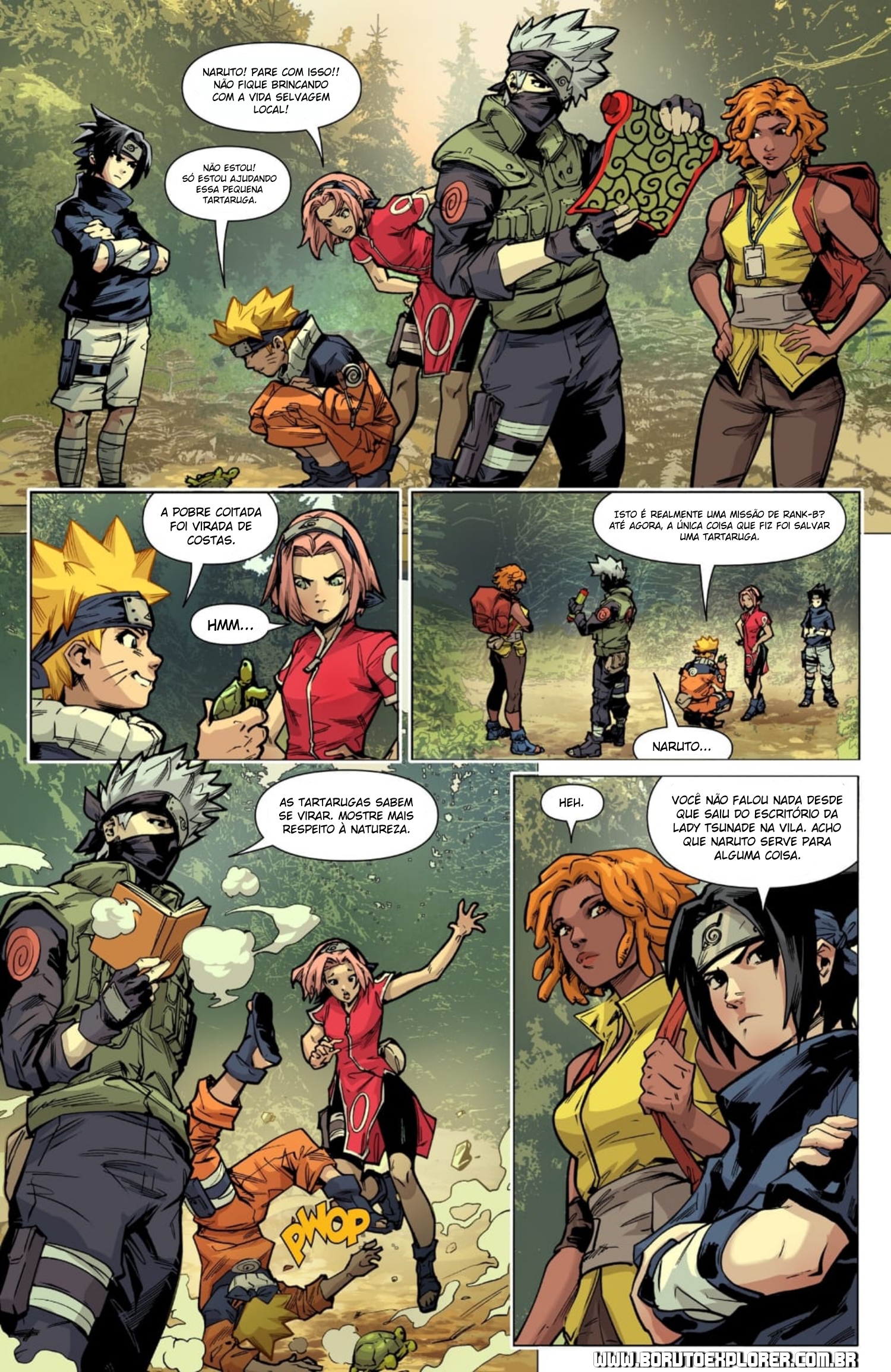 Read Tartarugas Ninjas x Naruto Manga Online