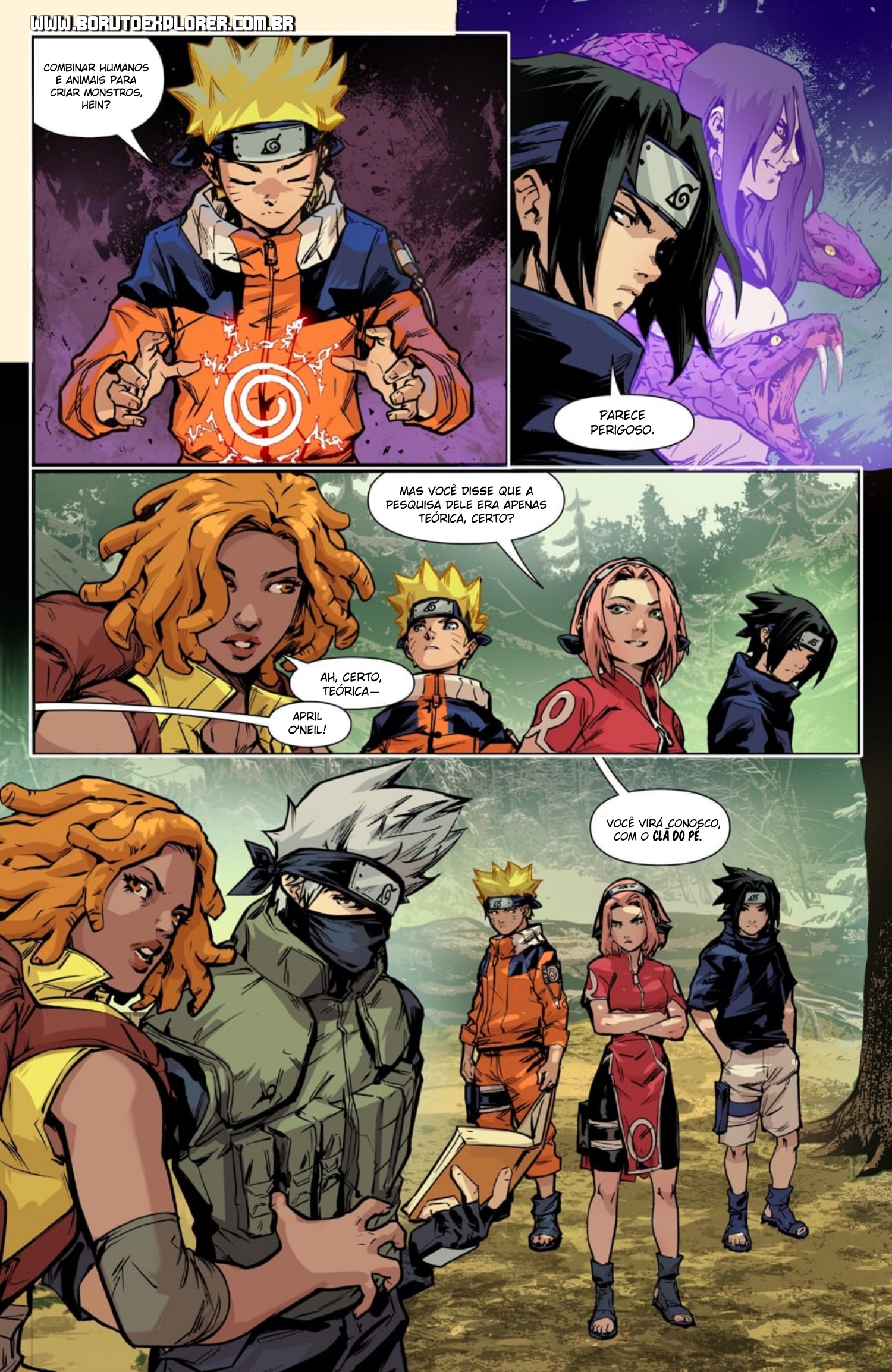 Read Tartarugas Ninjas x Naruto Manga Online