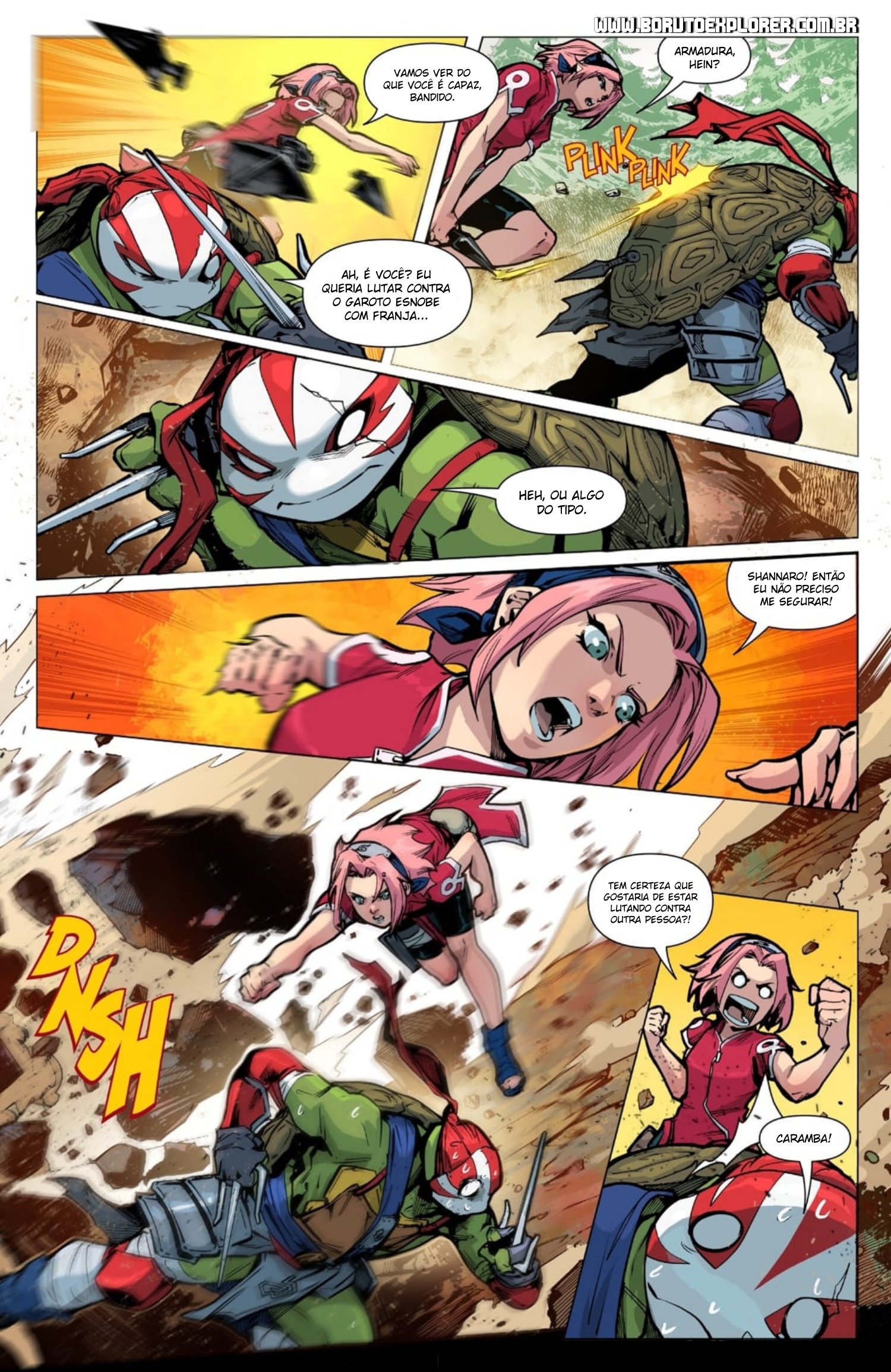 Read Tartarugas Ninjas x Naruto Manga Online