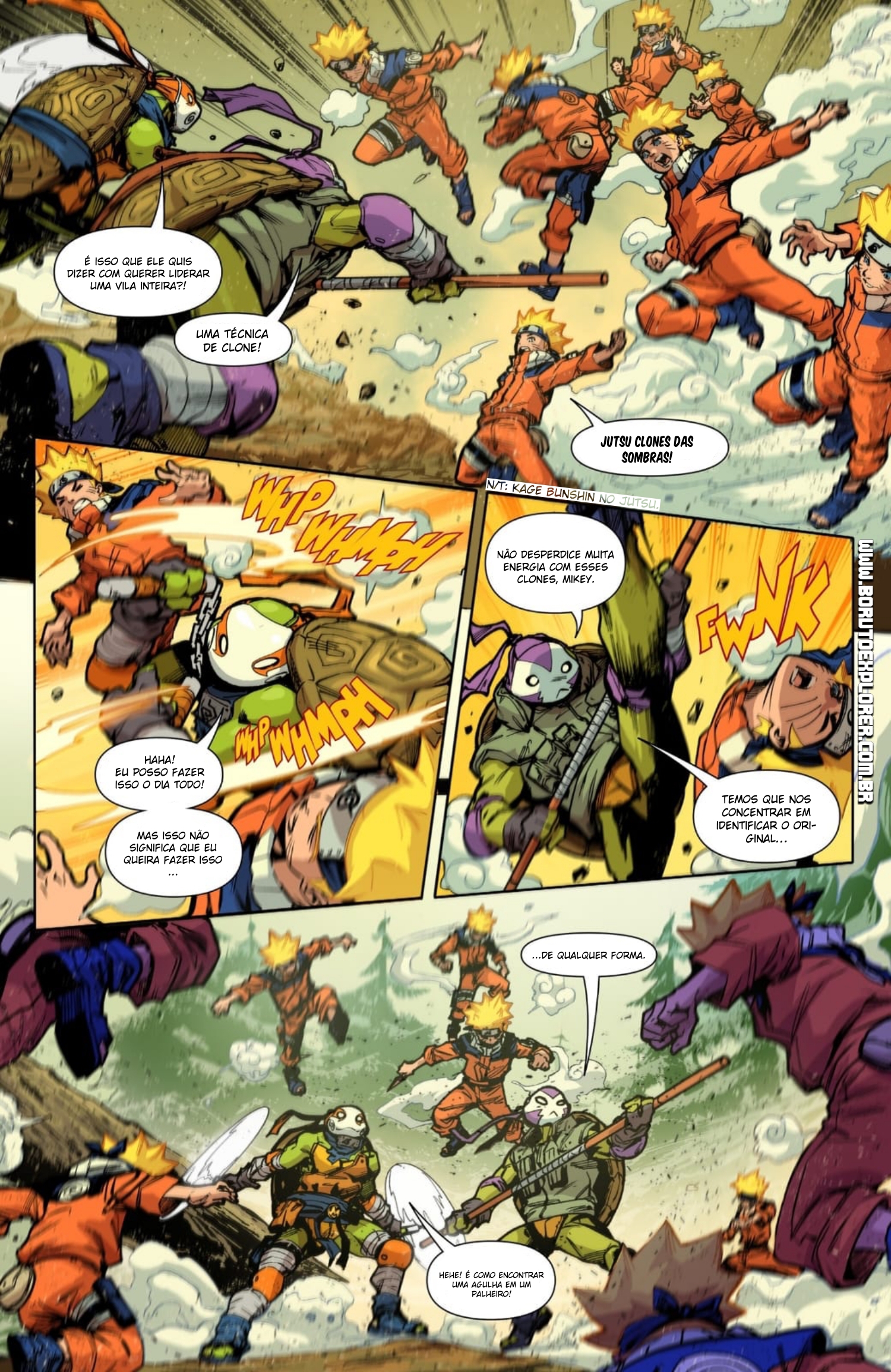 Read Tartarugas Ninjas x Naruto Manga Online