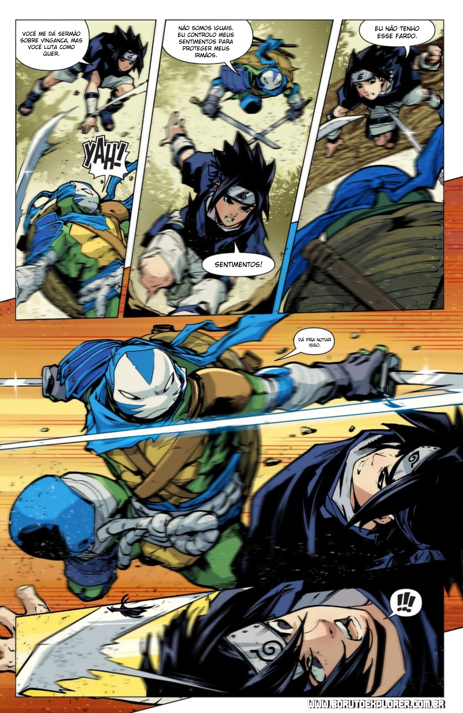 Read Tartarugas Ninjas x Naruto Manga Online