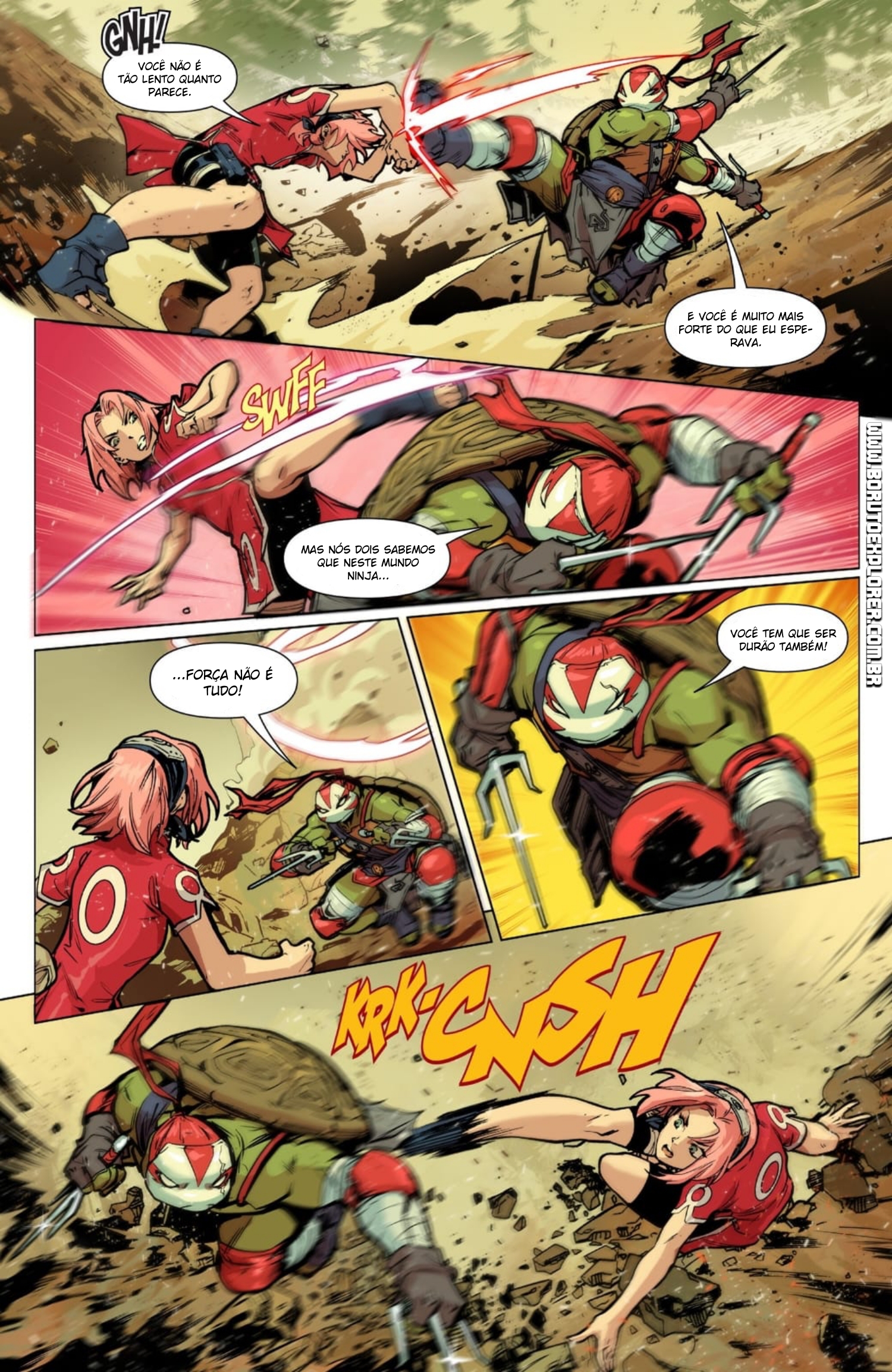 Read Tartarugas Ninjas x Naruto Manga Online