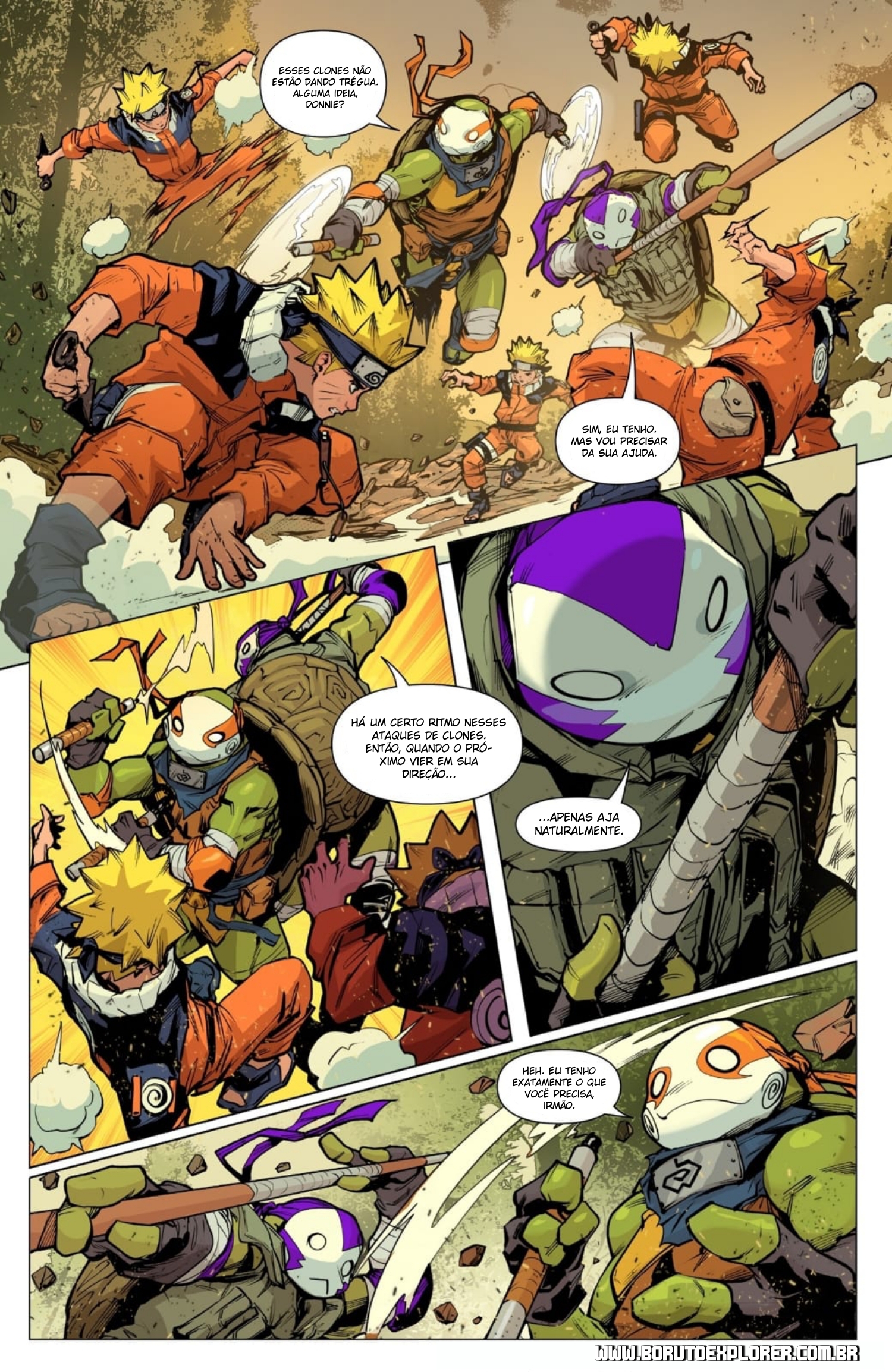 Read Tartarugas Ninjas x Naruto Manga Online