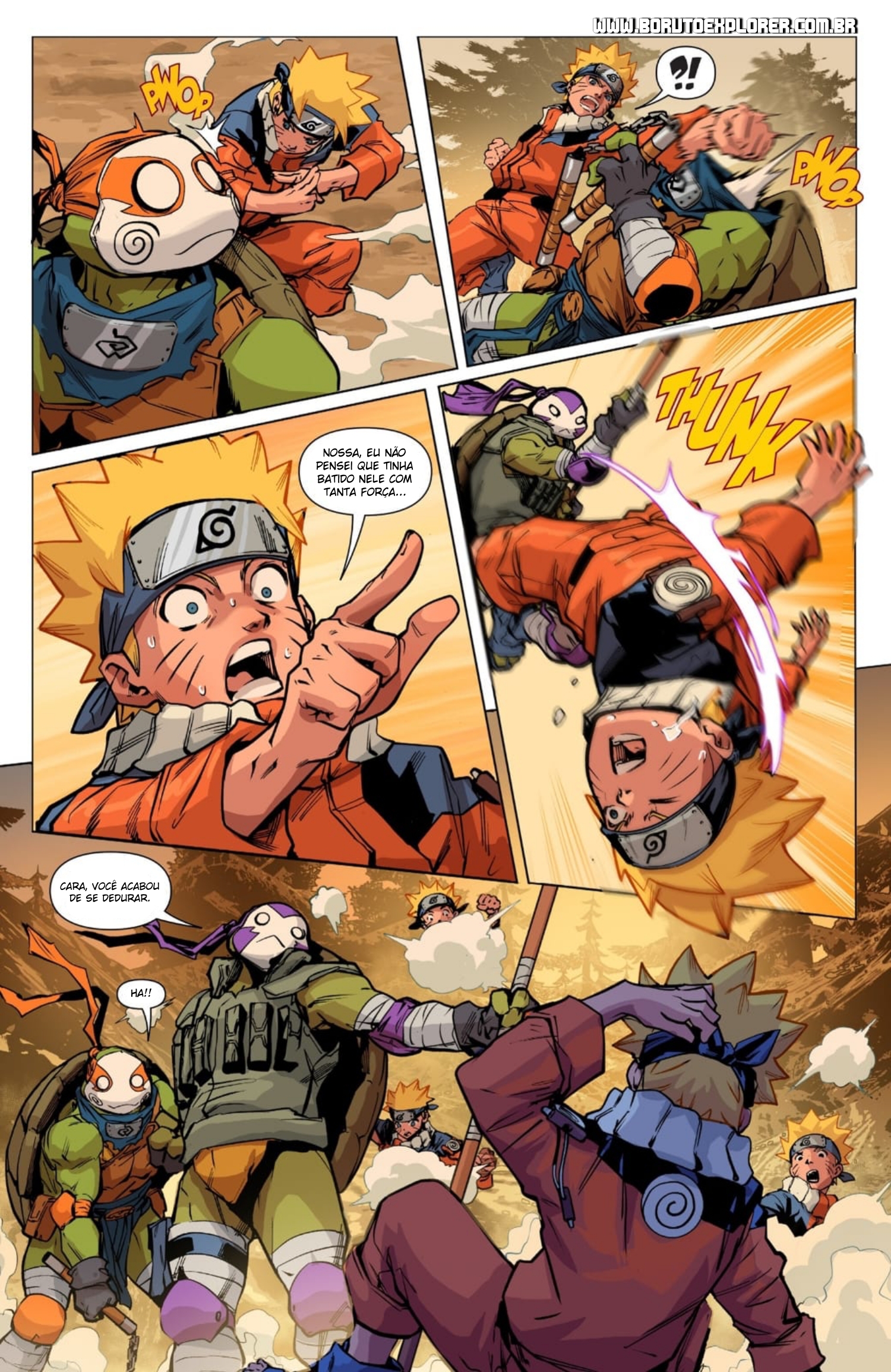 Read Tartarugas Ninjas x Naruto Manga Online