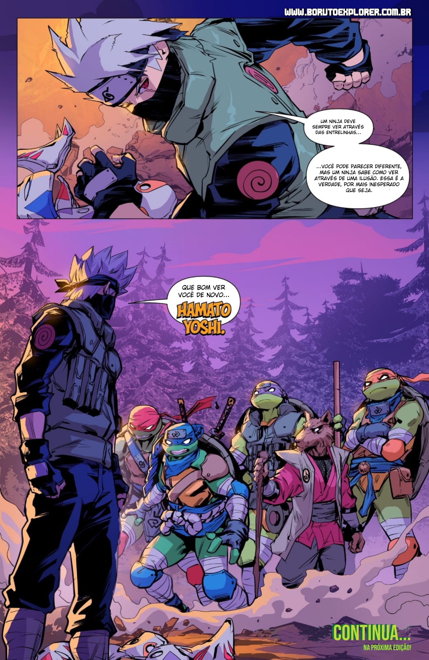 Read Tartarugas Ninjas x Naruto Manga Online