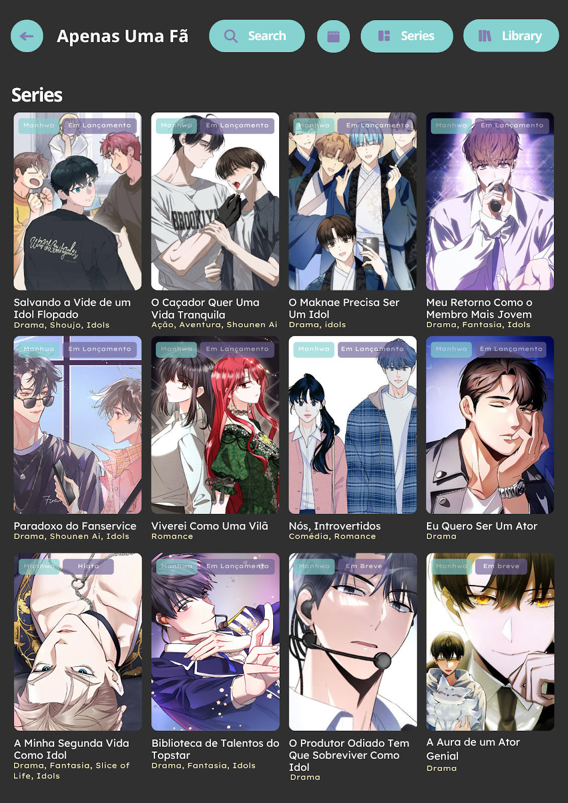 Read Viverei como uma Vilã Manga Online