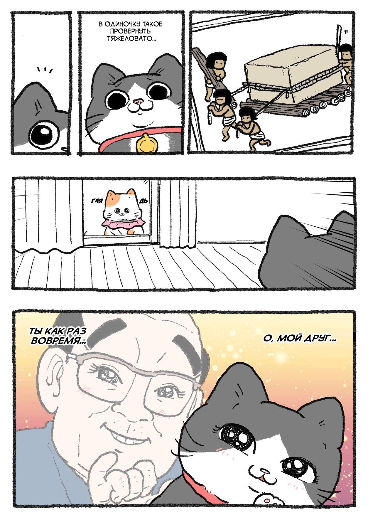 Read Старик, перевоплотившийся в кота Manga Online