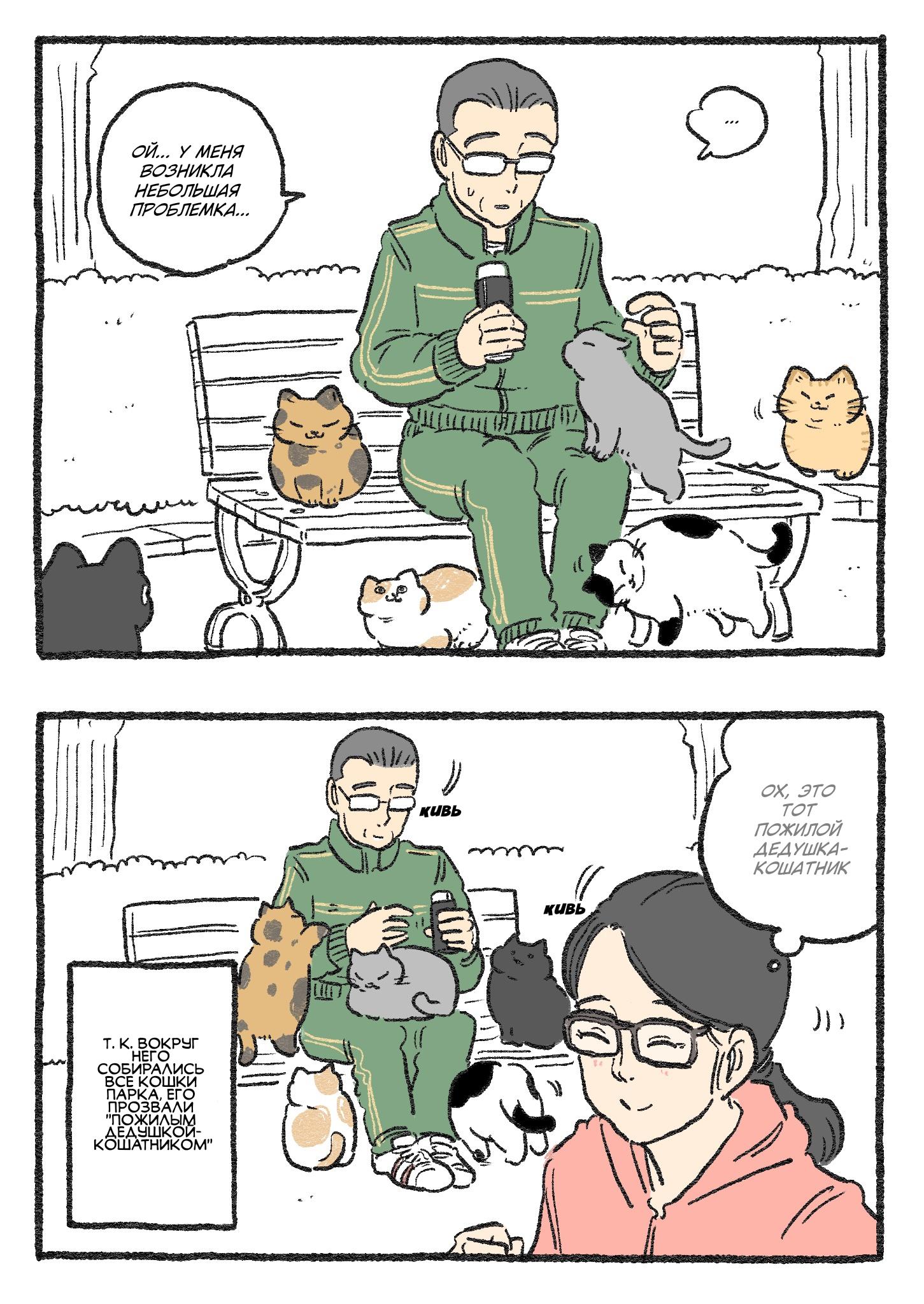 Read Старик, перевоплотившийся в кота Manga Online