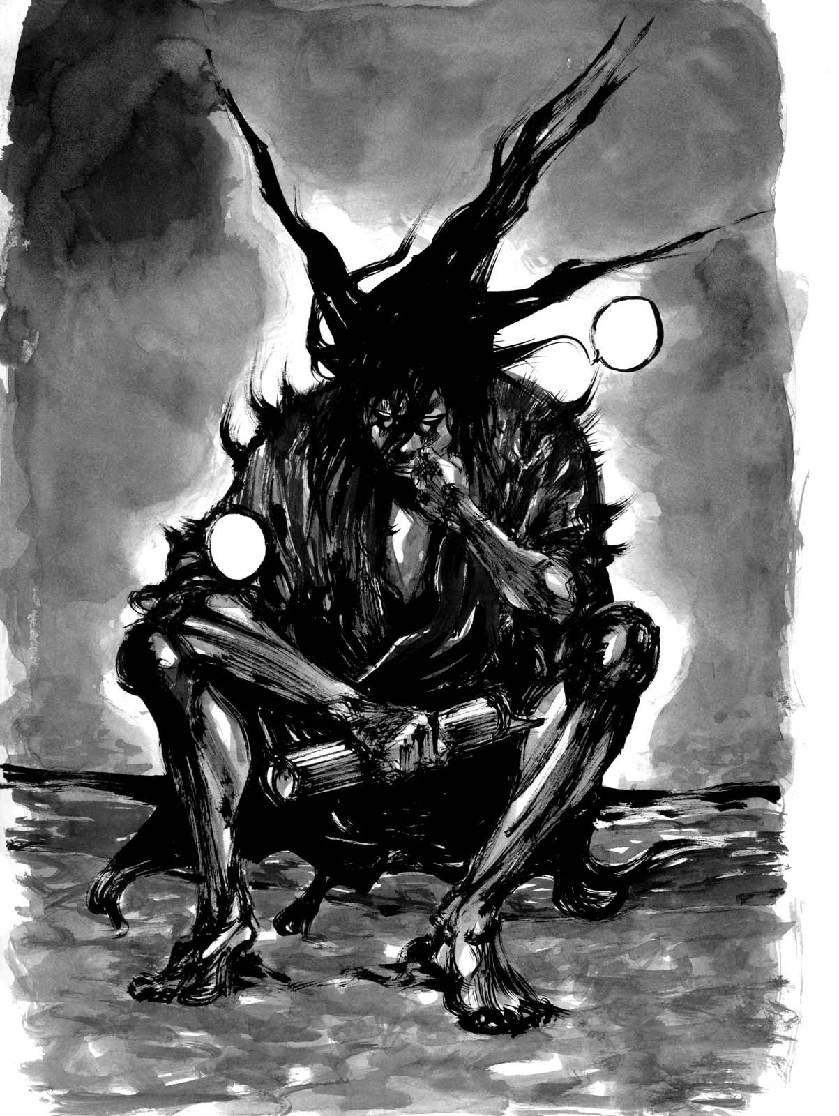 Read Чернила коллекция иллюстраций из Бродяги - Артбук Manga Online